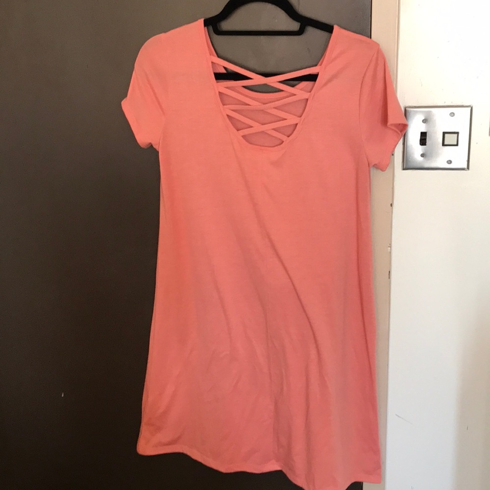 Peach / light pink dress